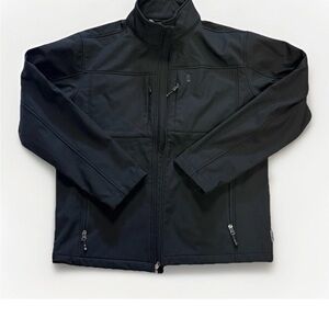 Free Country Black Men’s Performance Softshell Jacket